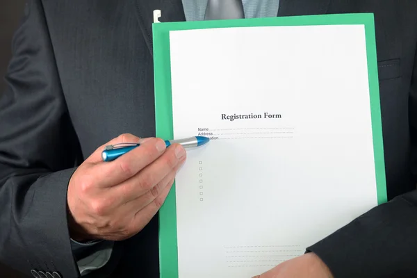 Registration Form — Stock Photo, Image