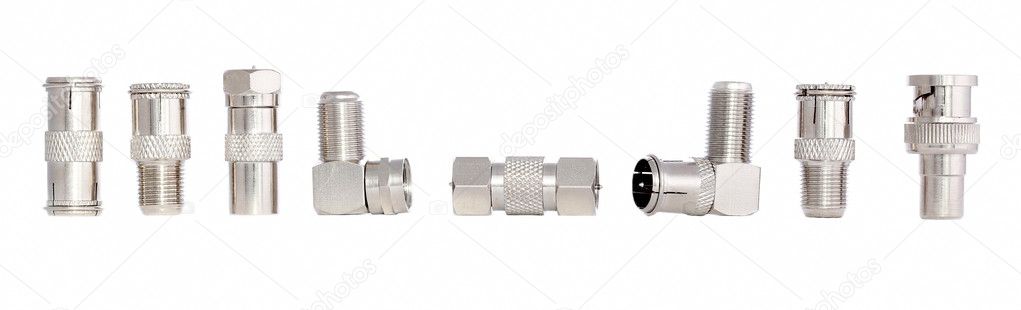 CATV adapters and connectors