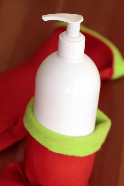 Tekuté mýdlo v láhvi — Stock fotografie