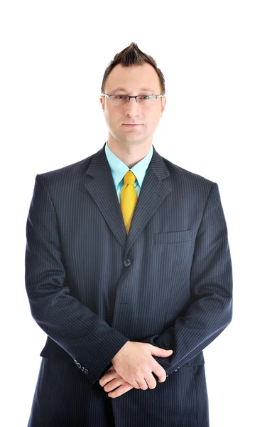 One young businessman isolated — Stock Photo, Image