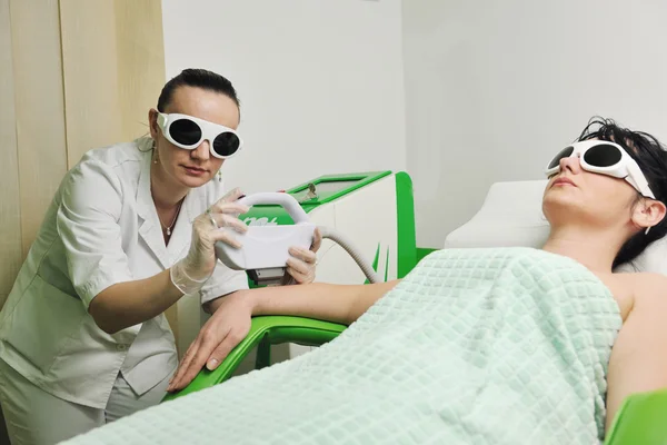 Skincare and laser depilation — Stock Photo, Image