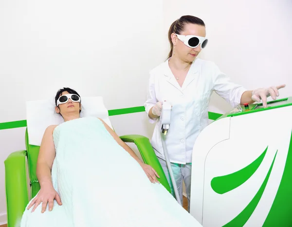 Hautpflege und Laserenthaarung — Stockfoto