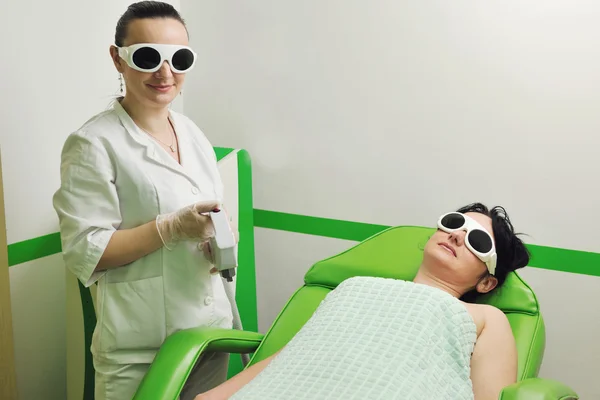 Skincare e depilazione laser — Foto Stock