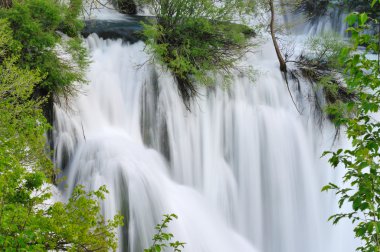 River waterfall wild clipart