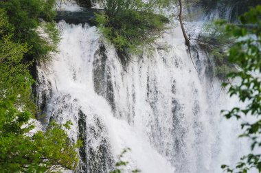 vahşi nehir şelale