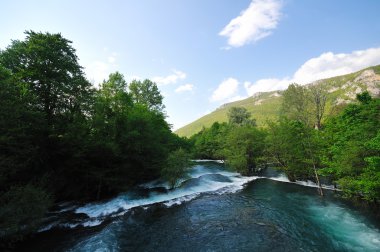 vahşi nehir şelale