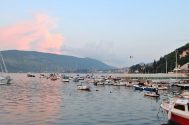 Luxury tourist boat at sea on summer vacation