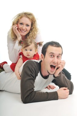 Mutlu genç aile