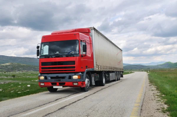 Truck road — Stock Photo, Image