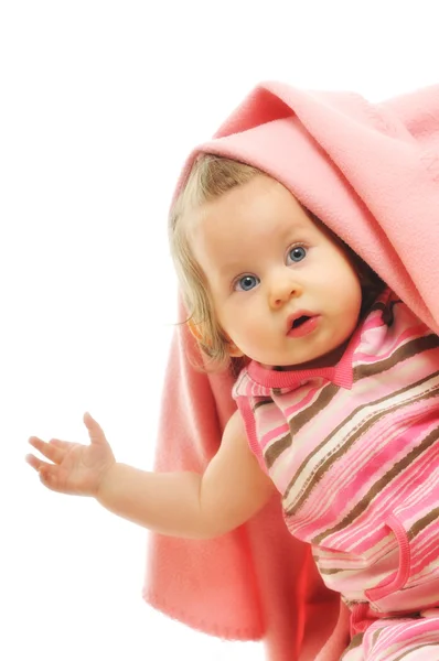 Vauva huopa eristetty — kuvapankkivalokuva