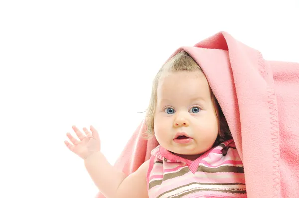 Cobertor de bebê isolado — Fotografia de Stock