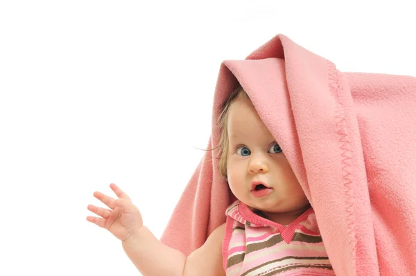 Детское одеяло изолировано — стоковое фото