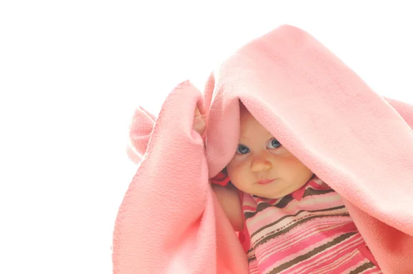分離された赤ちゃんの毛布 — ストック写真