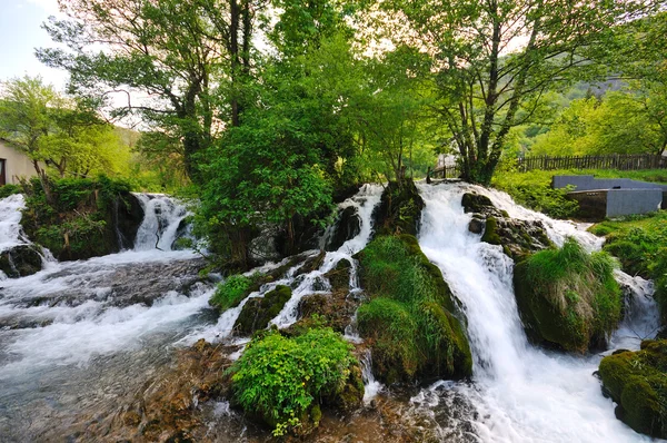 Floden vattenfall vilda — Stockfoto
