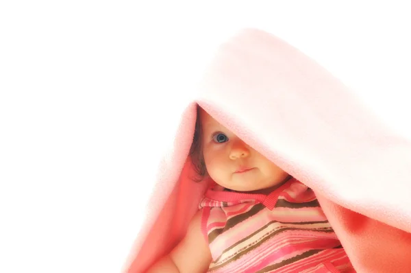 Cobertor de bebê isolado — Fotografia de Stock