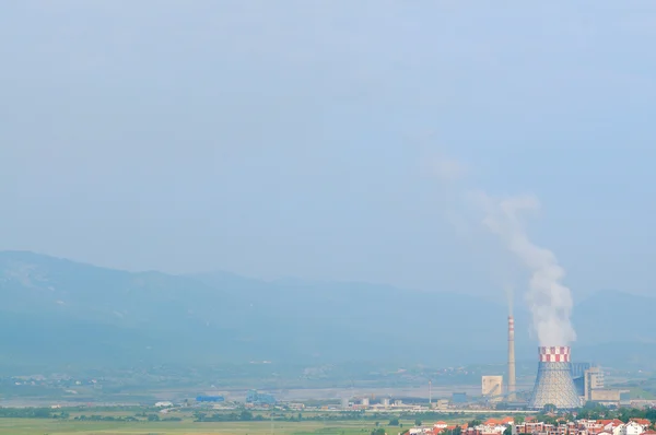 Kolen energie plant — Stockfoto
