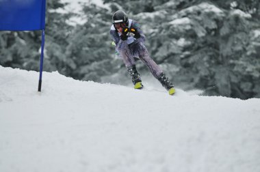Ski race clipart