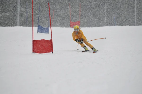 Skirennen — Stockfoto