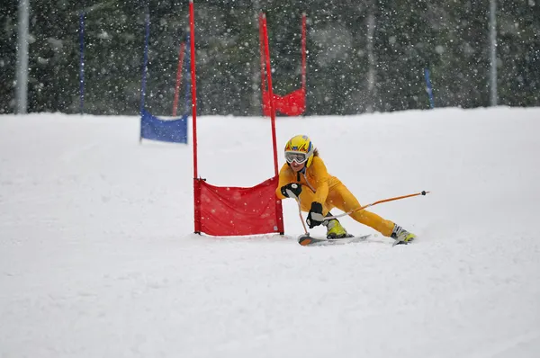 滑雪比赛 — 图库照片