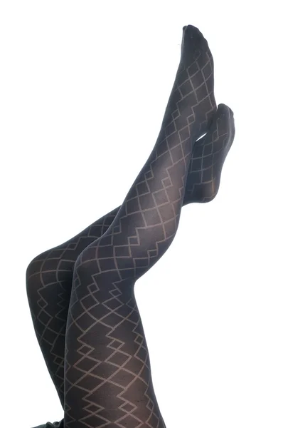 Mulher perna meia — Fotografia de Stock