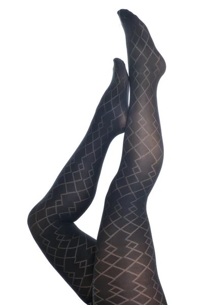 Mulher perna meia — Fotografia de Stock