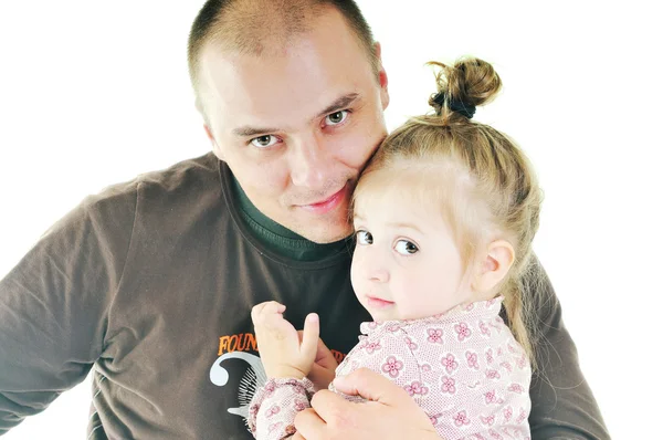 Man and little girl — Stock Photo, Image