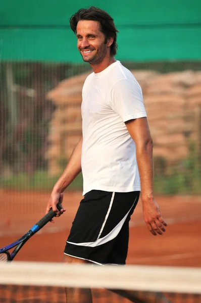 Tenis adam — Stok fotoğraf