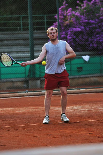 테니스 남자 — 스톡 사진