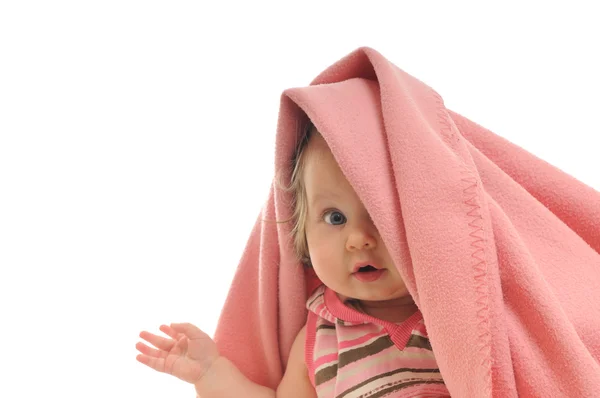 分離された赤ちゃんの毛布 — ストック写真