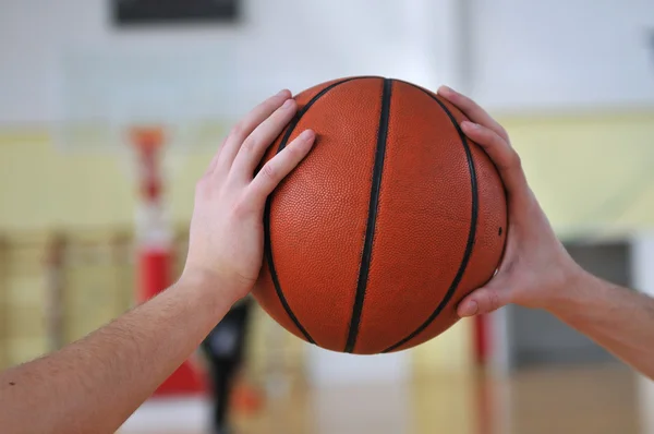 Koncepcja konkurencja Koszykówka — Zdjęcie stockowe