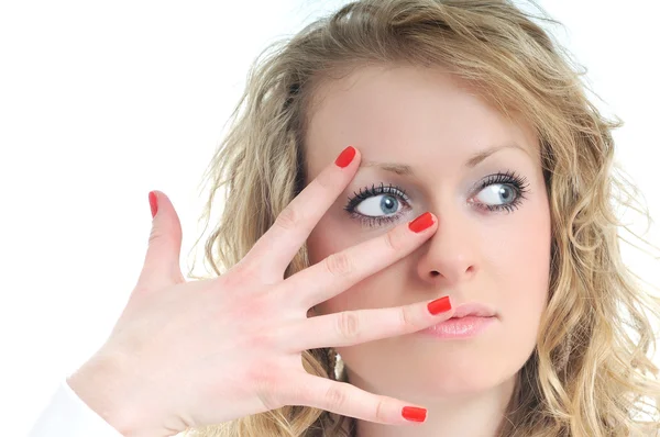 Cuidado de uñas mujer —  Fotos de Stock