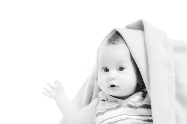 Bebê isolado — Fotografia de Stock