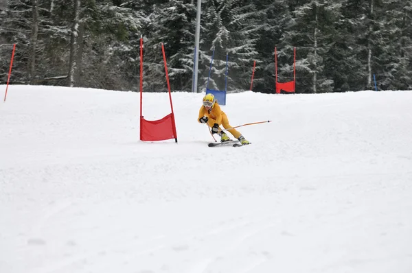Ski-wedstrijd — Stockfoto