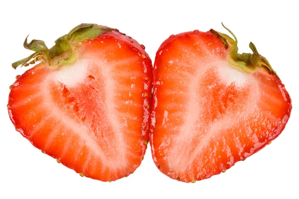 Cut strawberry — Stock Photo, Image