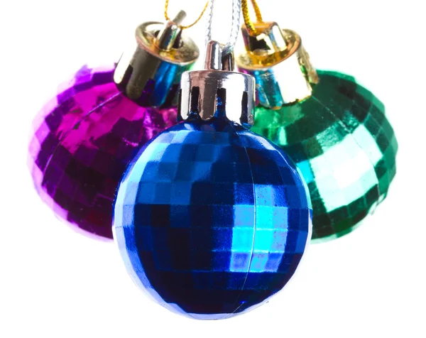 Drie ballen van verschillende kleuren — Stockfoto
