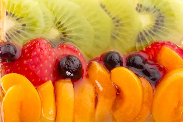 Geliertes Obst und Beeren — Stockfoto