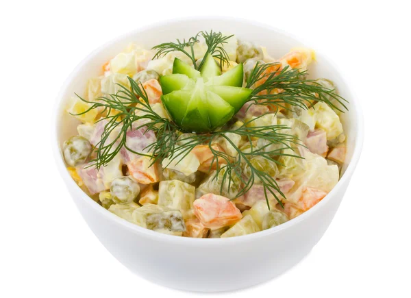 Salada com ervilha — Fotografia de Stock