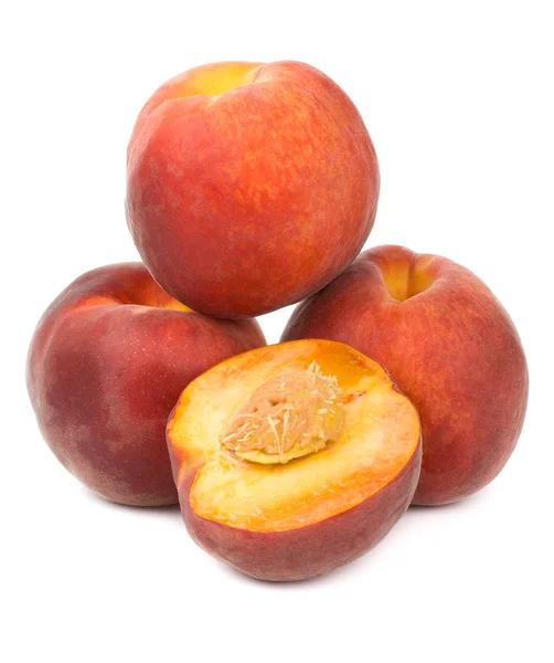 堆的成熟的桃子 — 图库照片