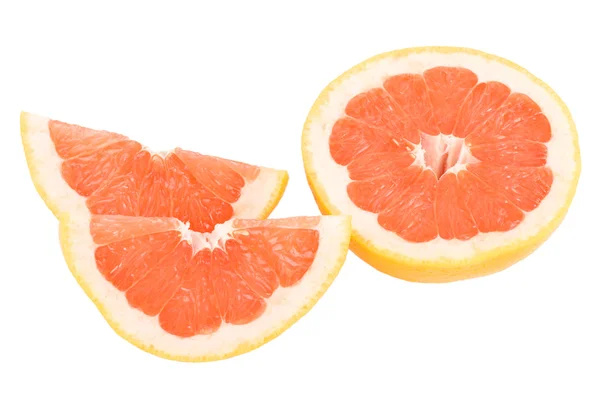 Vörös grapefruit peaces — Stock Fotó