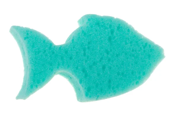 Bath sponge as fish — Stock Photo, Image