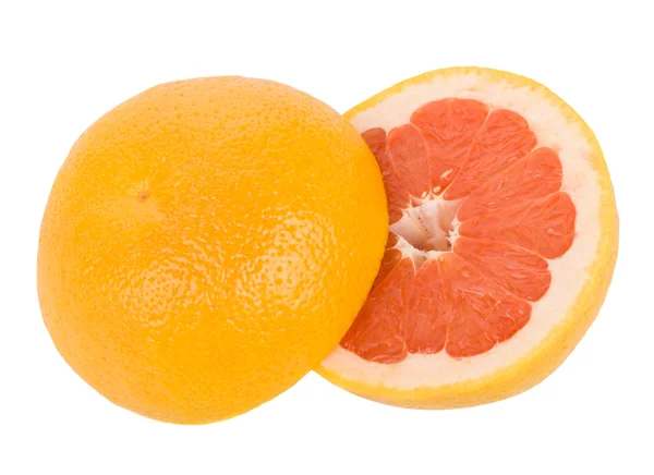 Gesneden rode grapefruit — Stockfoto