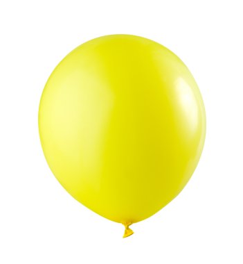 Yellow balloon clipart