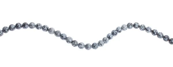 Gray beads — Stock Photo, Image