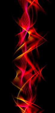 Abstract orange-red background clipart