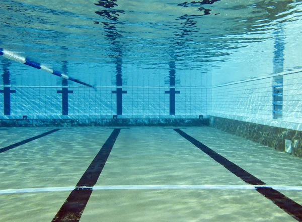 stock image underwater shoot of empty swimming pool