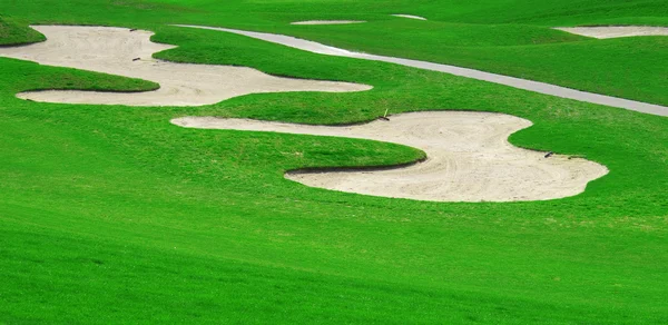 緑の芝生の上のゴルフ — ストック写真