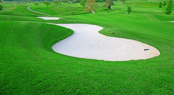 緑の芝生の上のゴルフ — ストック写真