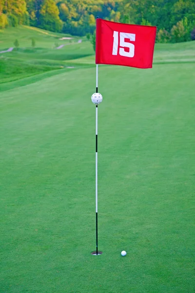 15Th Hole Golf Course — Stock Photo, Image