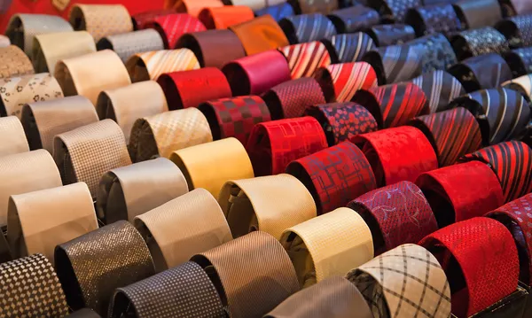 Silk neckties — Stock Photo, Image