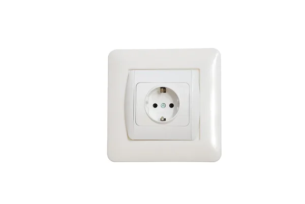 stock image Electrical outlet on a white background